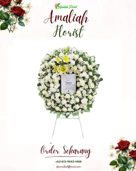 Krans Bunga Duka Mauk Timur